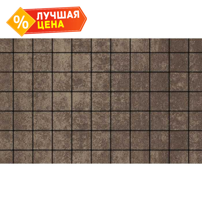 Плитка тротуарная Квадрум (Квадрат) Б.3.К.8 Листопад гранит xаски