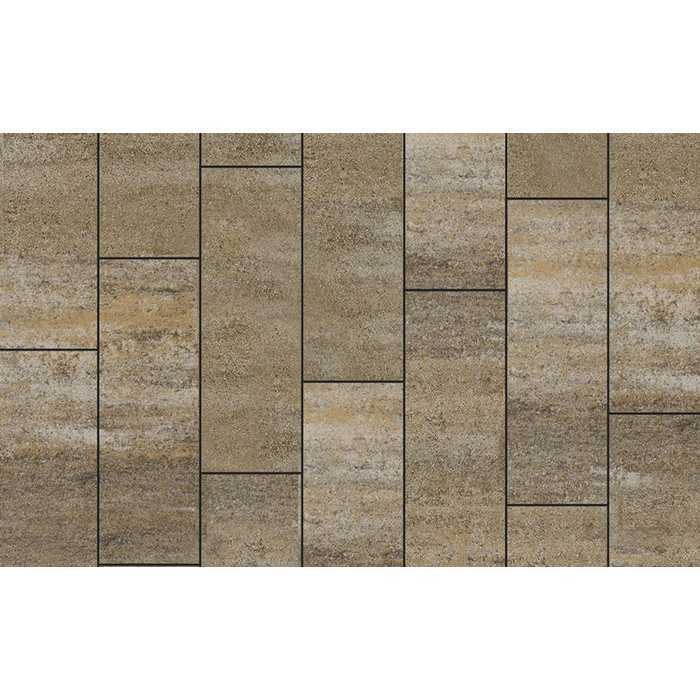 Плитка тротуарная Прямоугольник (Ла-Линия) Б.12.П.8 Искусственный камень, доломит, 750x250x80 мм